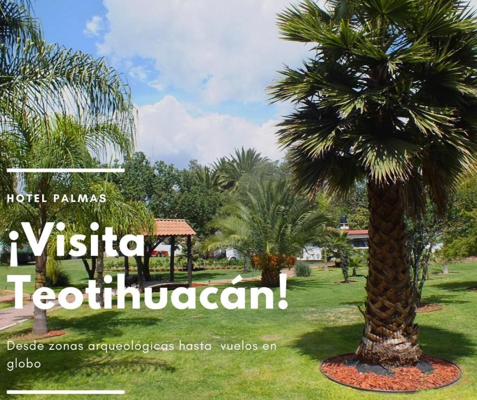 Hotel Palmas Teotihuacan 샌후안토드와캔 외부 사진